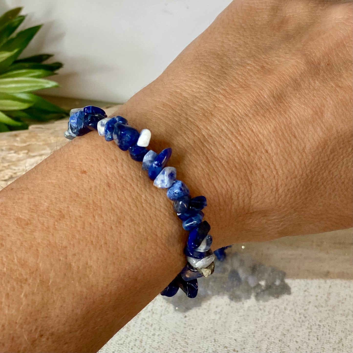 Sodalite Chip Bracelet