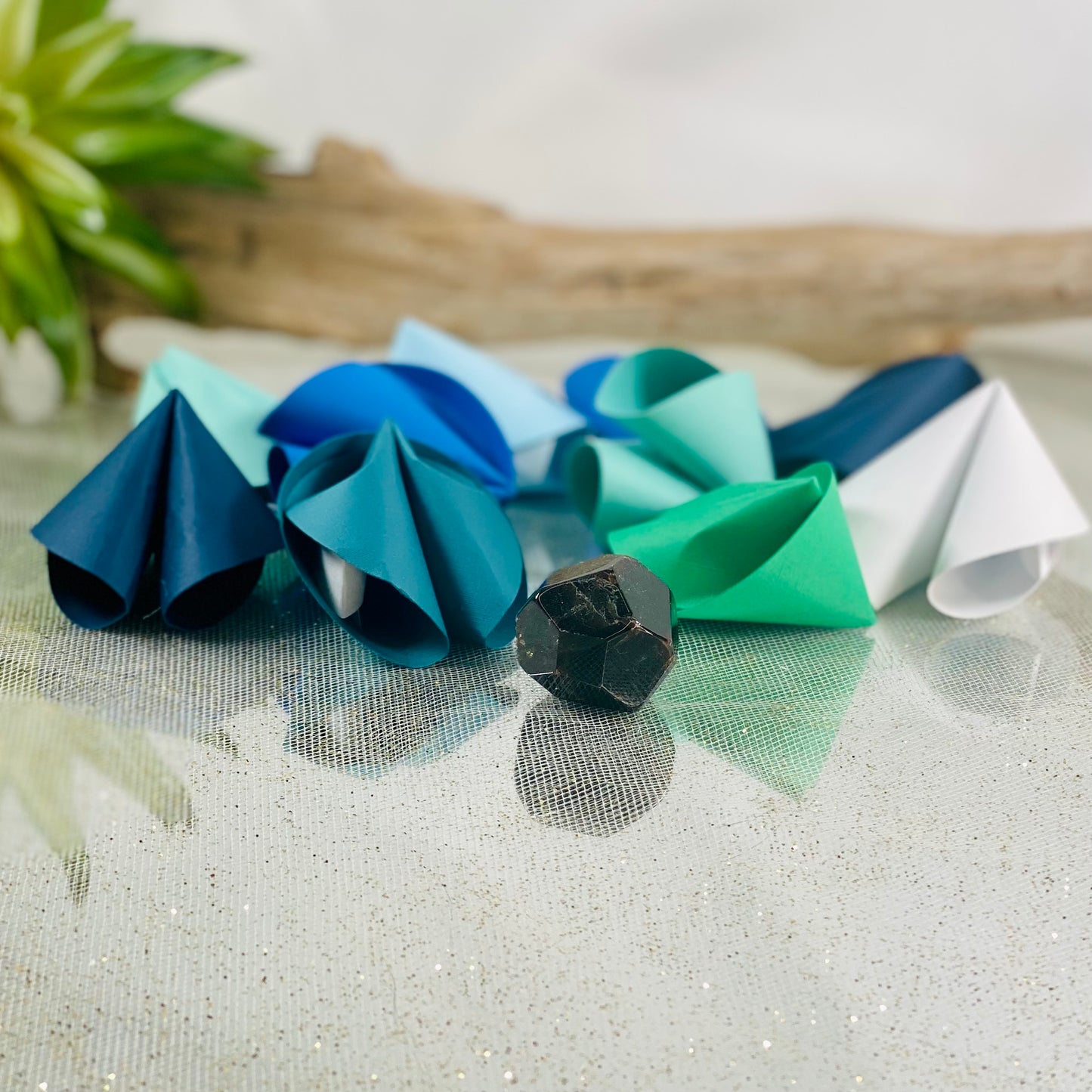 Zodiac Birthday Gift Set: Crystal and *RUDE* Awakenings Funny Paper Fortune Cookies
