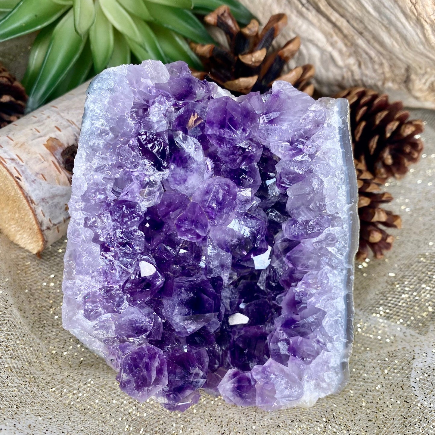 Amethyst Chunk - Crystal Cluster - 3"