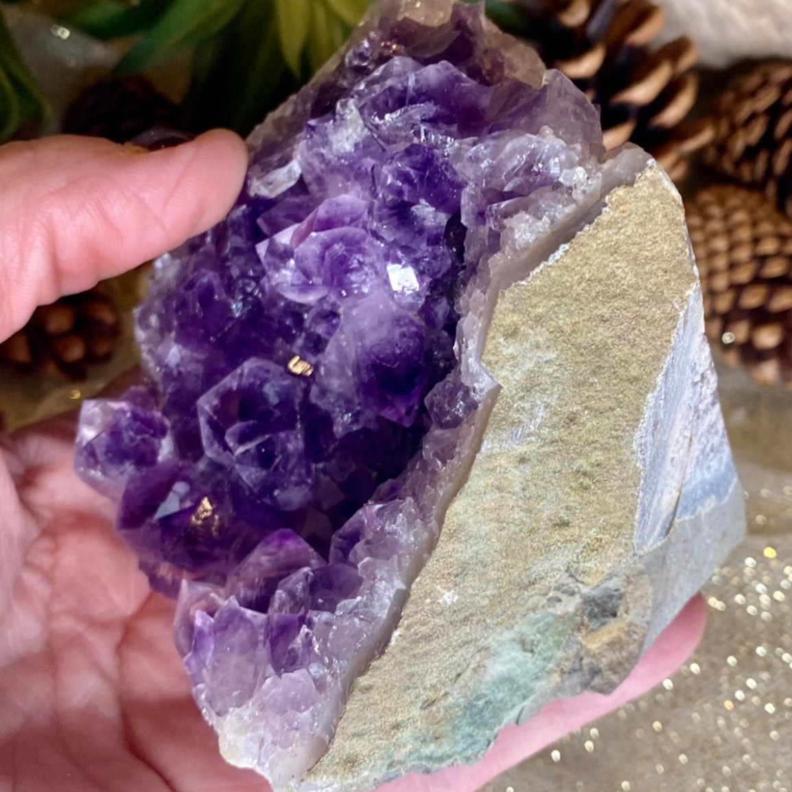 Amethyst Chunk - Crystal Cluster - 3"