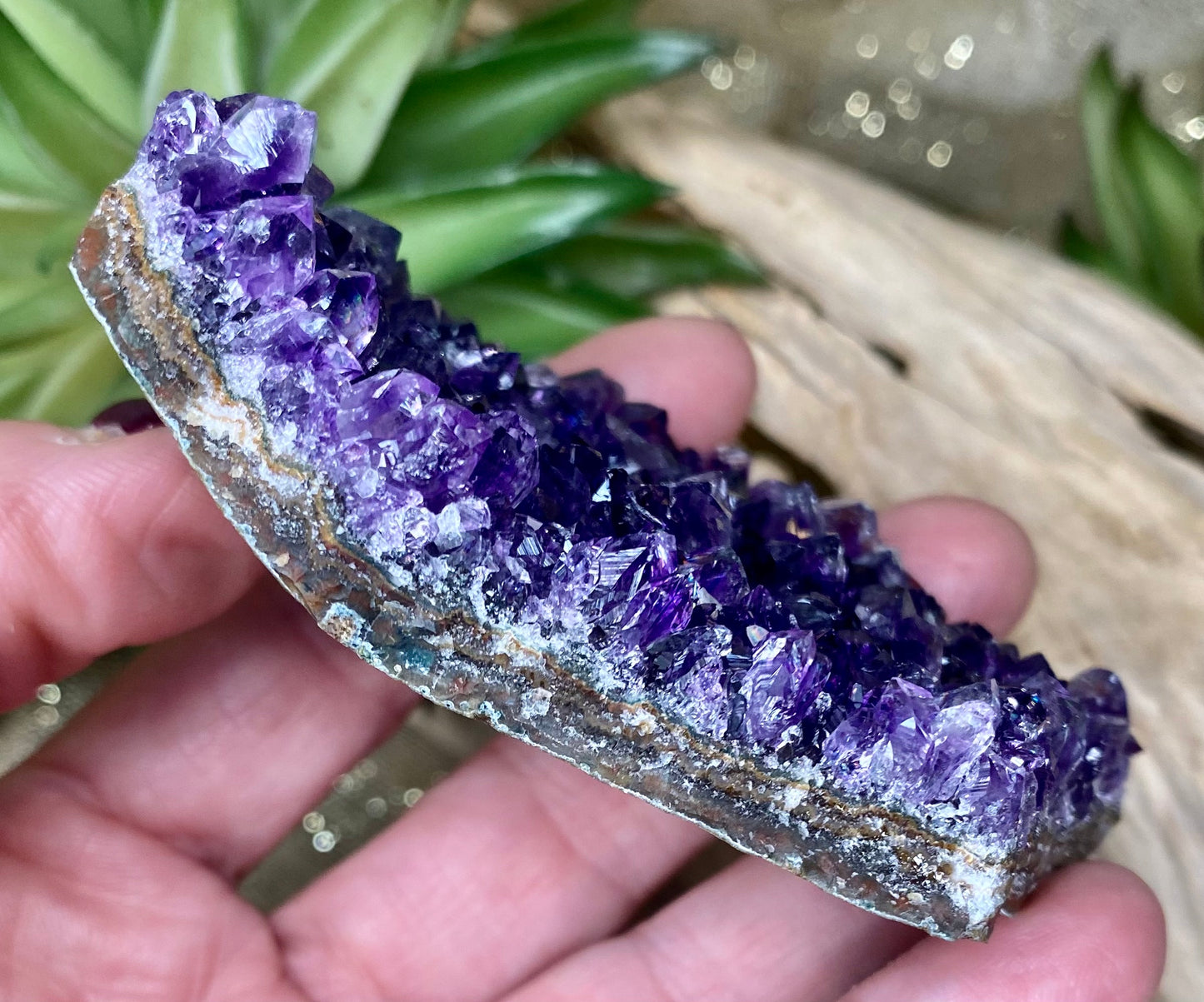 Amethyst combs for brushing the emotional body