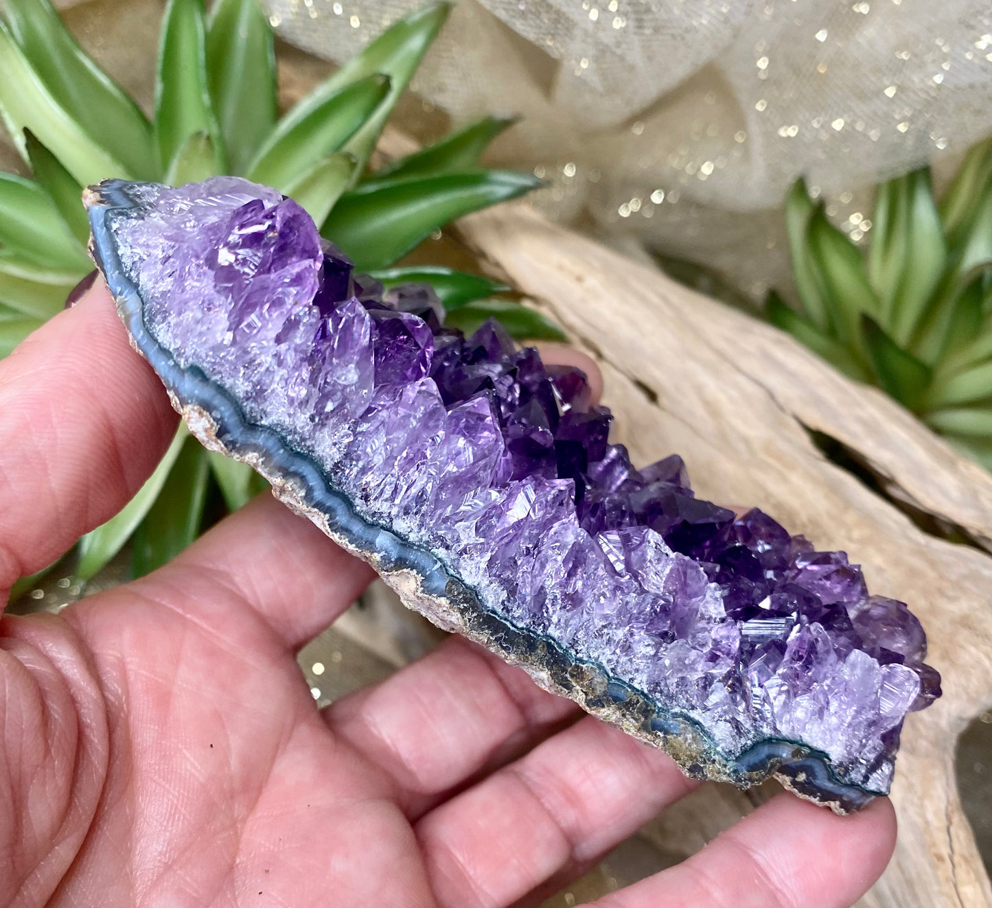 Amethyst combs for brushing the emotional body
