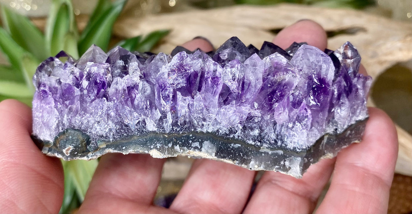 Amethyst combs for brushing the emotional body