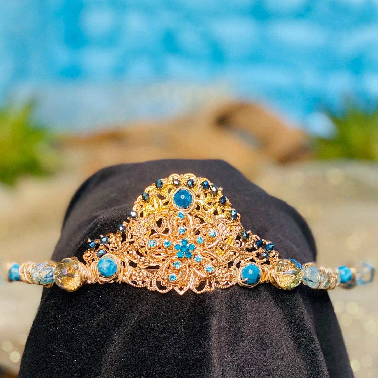 CaribbeanSeaGoddessCrown2-crystalsbytheseallc