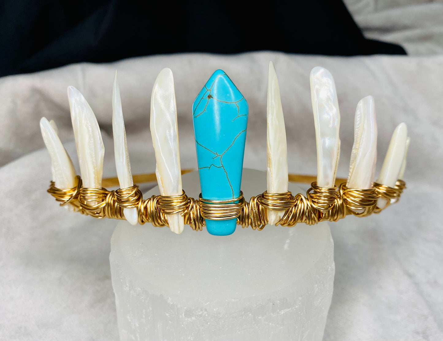 CaribbeanSeaTurquoiseQueenCrown-crystalsbytheseallc