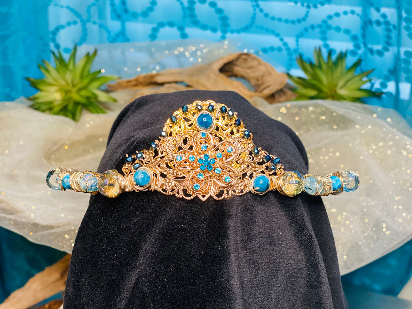 CarribeanSeaGoddessCrown-crystalsbytheseallc