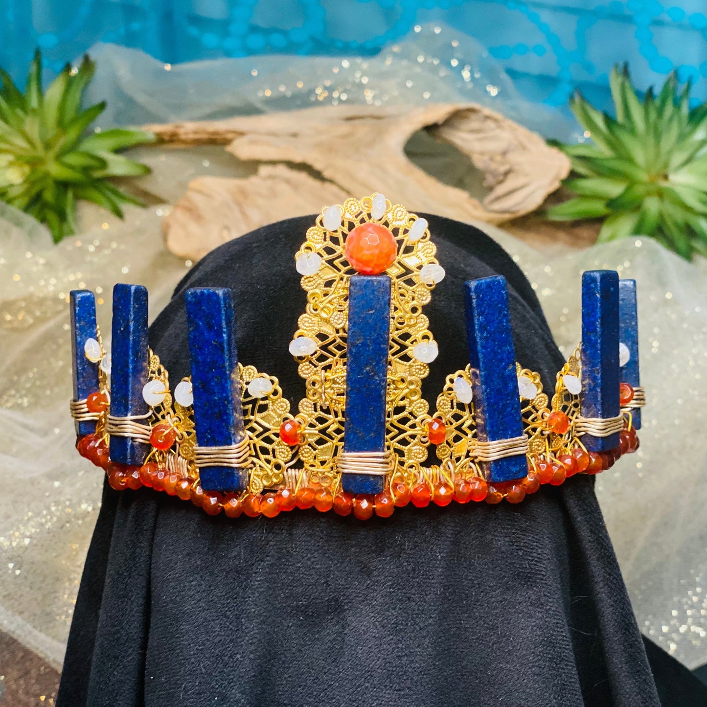 CleopatraQueenCrown2-crystalsbytheseallc