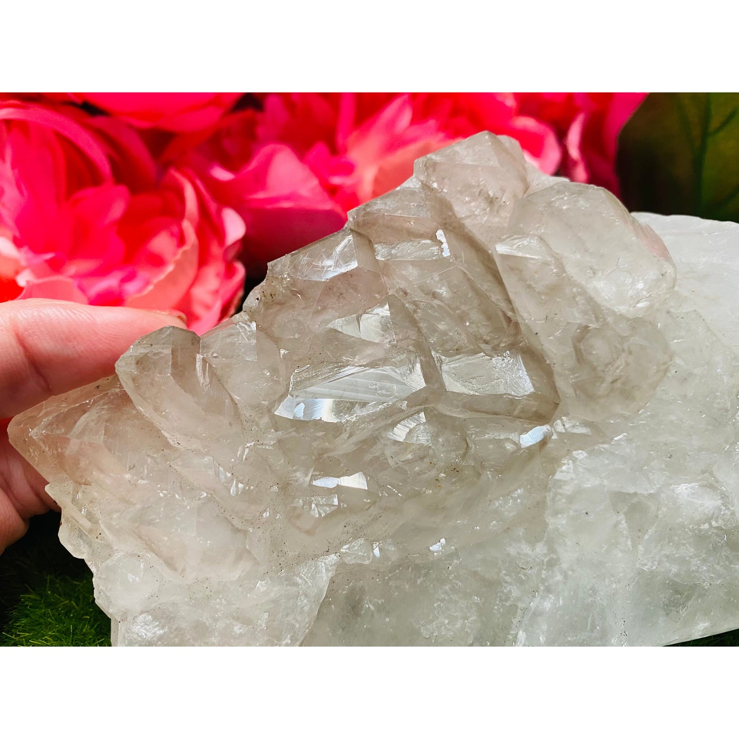 Divine Wisdom Smoky Elestial Quartz Cluster Healing Crystal