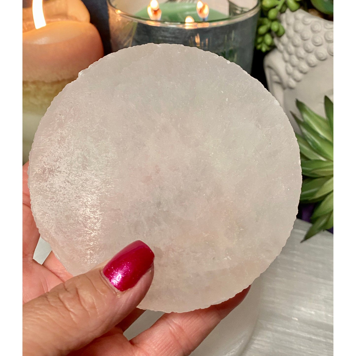 Revitalize Your Crystals with Selenite Crystal Charging Plates to Unleash Their Full Potential