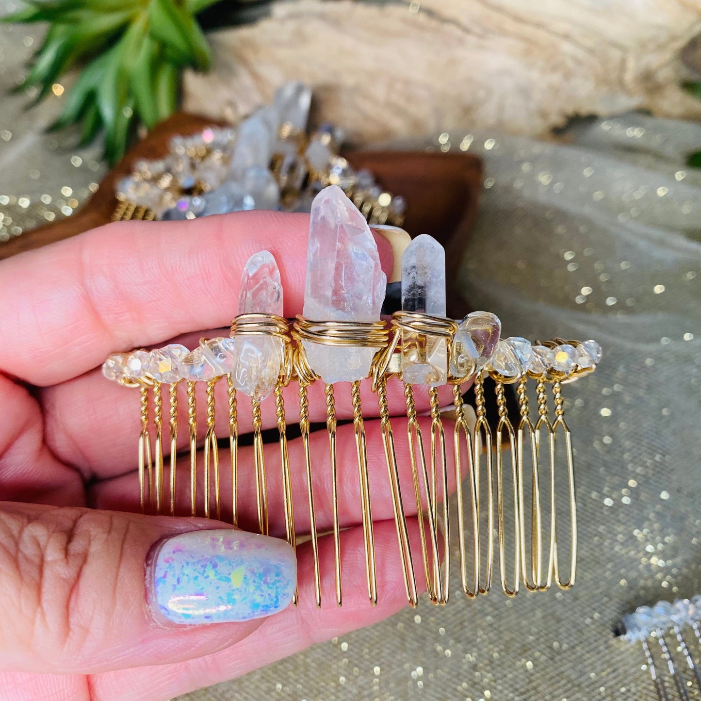 QuartzPrincesscombs-goldcrystalsbytheseallc
