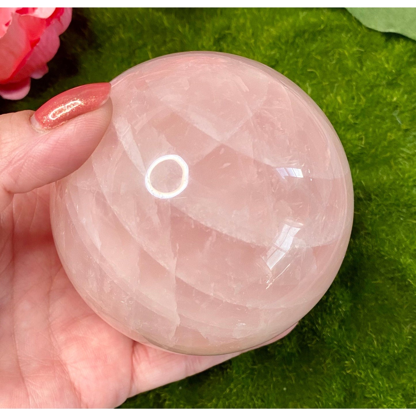 Rose Quarts Spheres