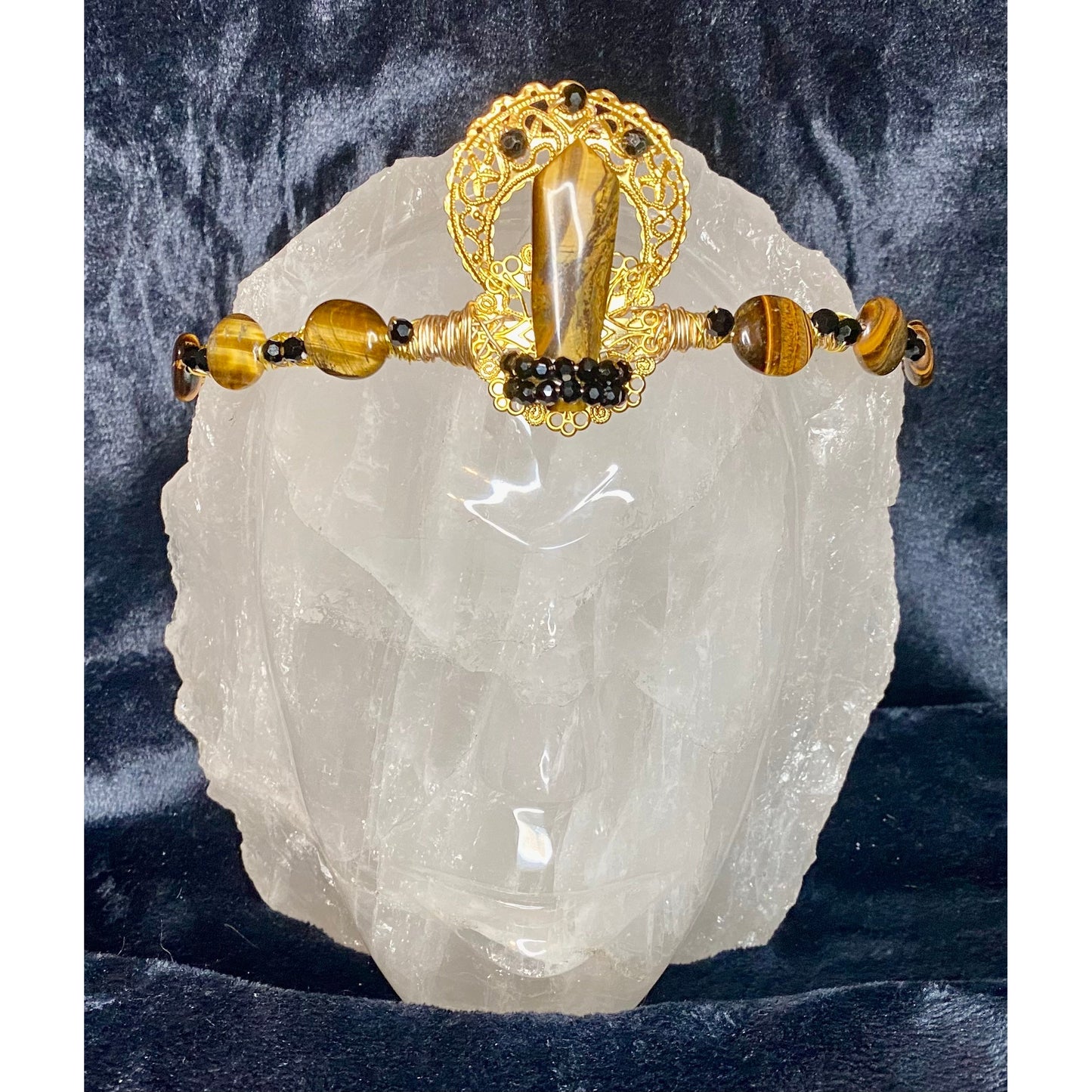 Tiger Eye Queen Crown