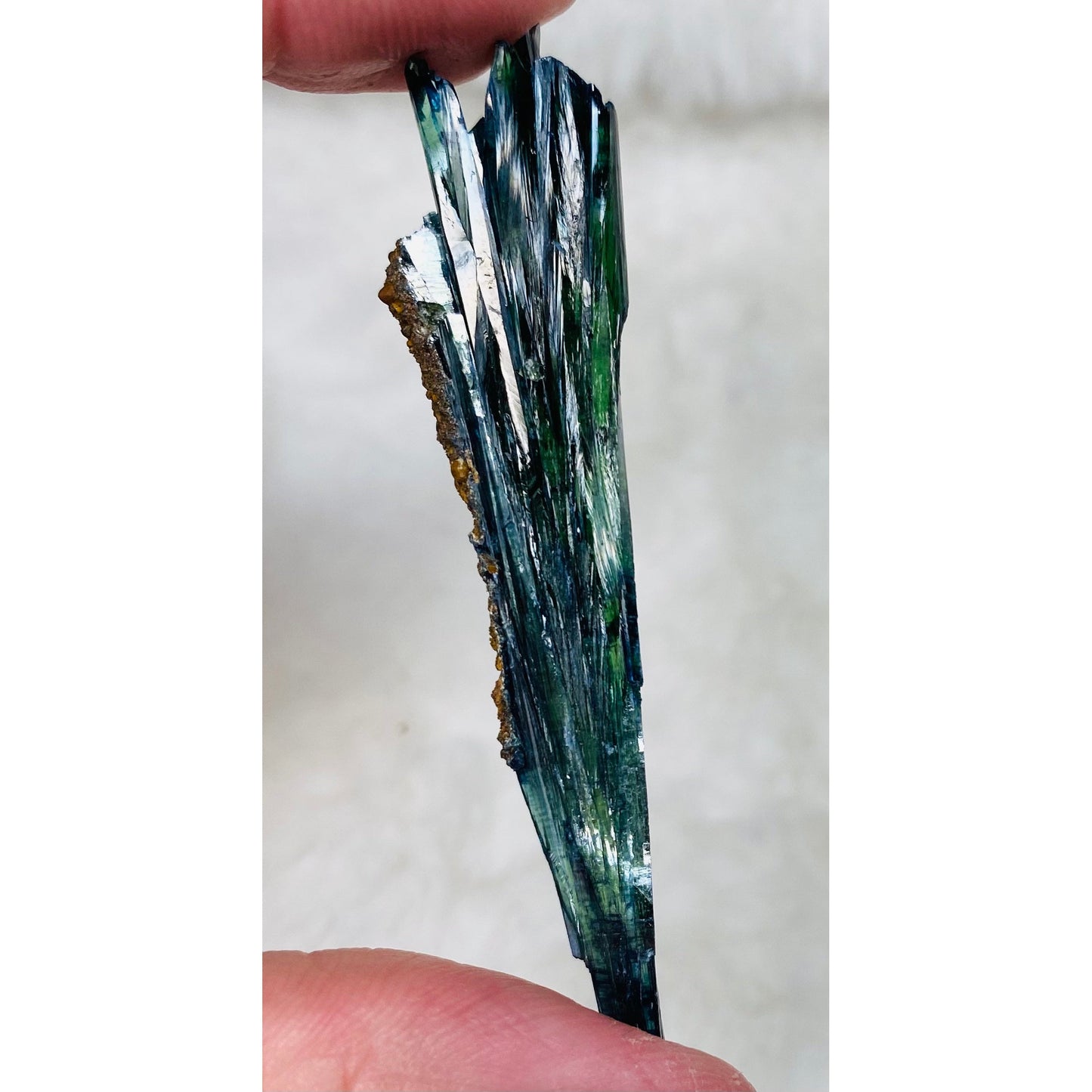 Vivianite raw blades
