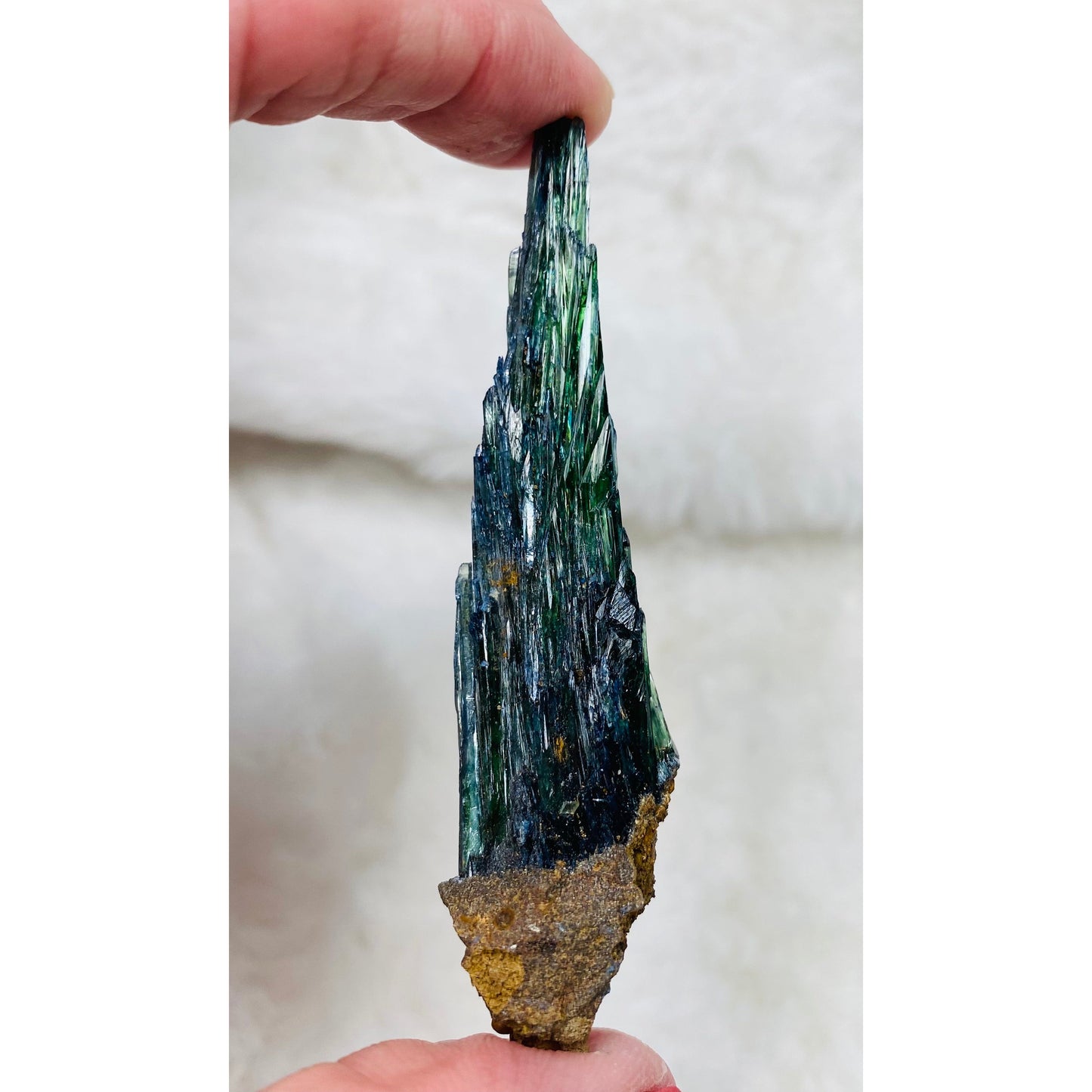 Vivianite raw blades