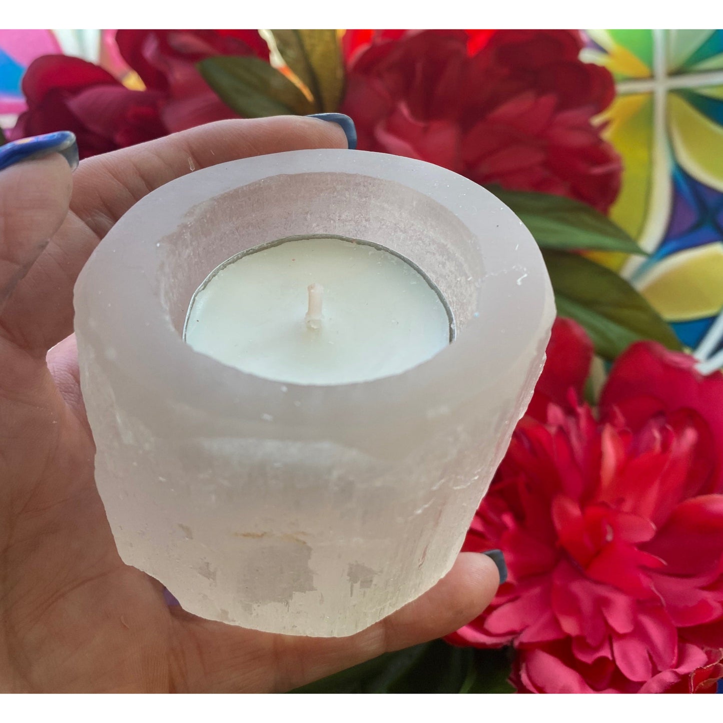 Illuminating Tranquility: Enhance Your Space with Selenite Tea Candle Holders for Clarity and Calmness