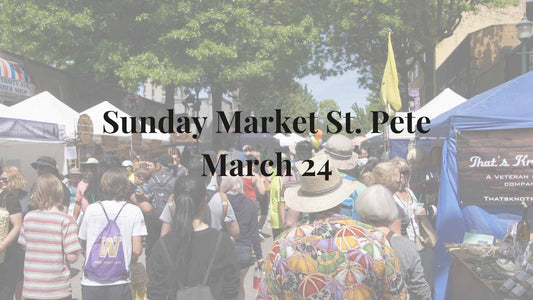 Crystals by the Sea will be at the St. Pete Sunday Market on March 24, 2024!