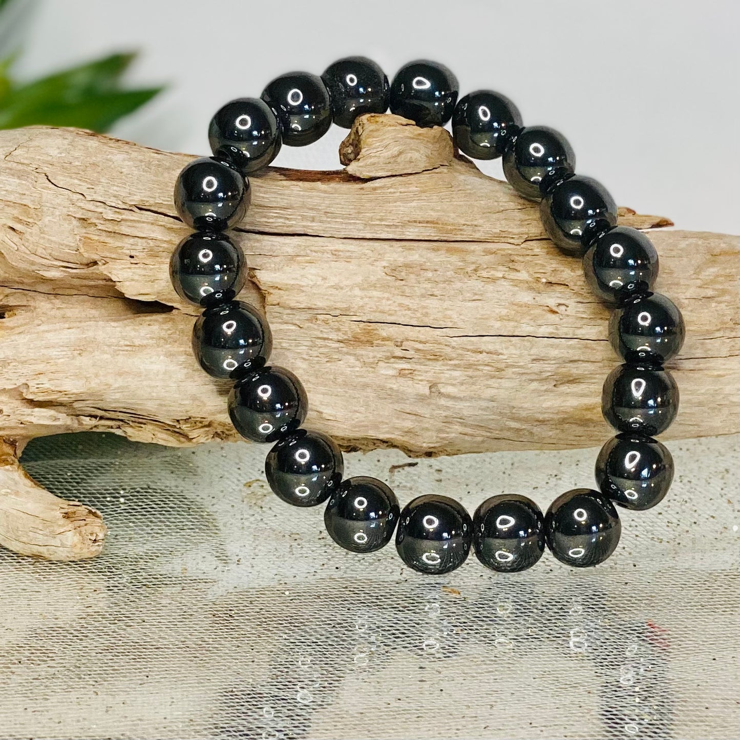 Hematite Bead Bracelet: Grounding and Protective Healing Properties