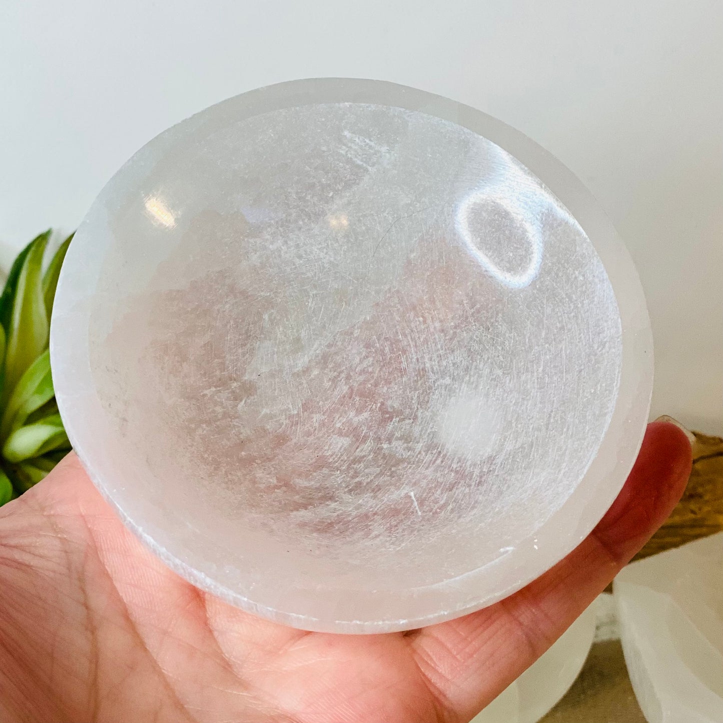 Selenite Round bowl- CrystalsbytheSeaLLC