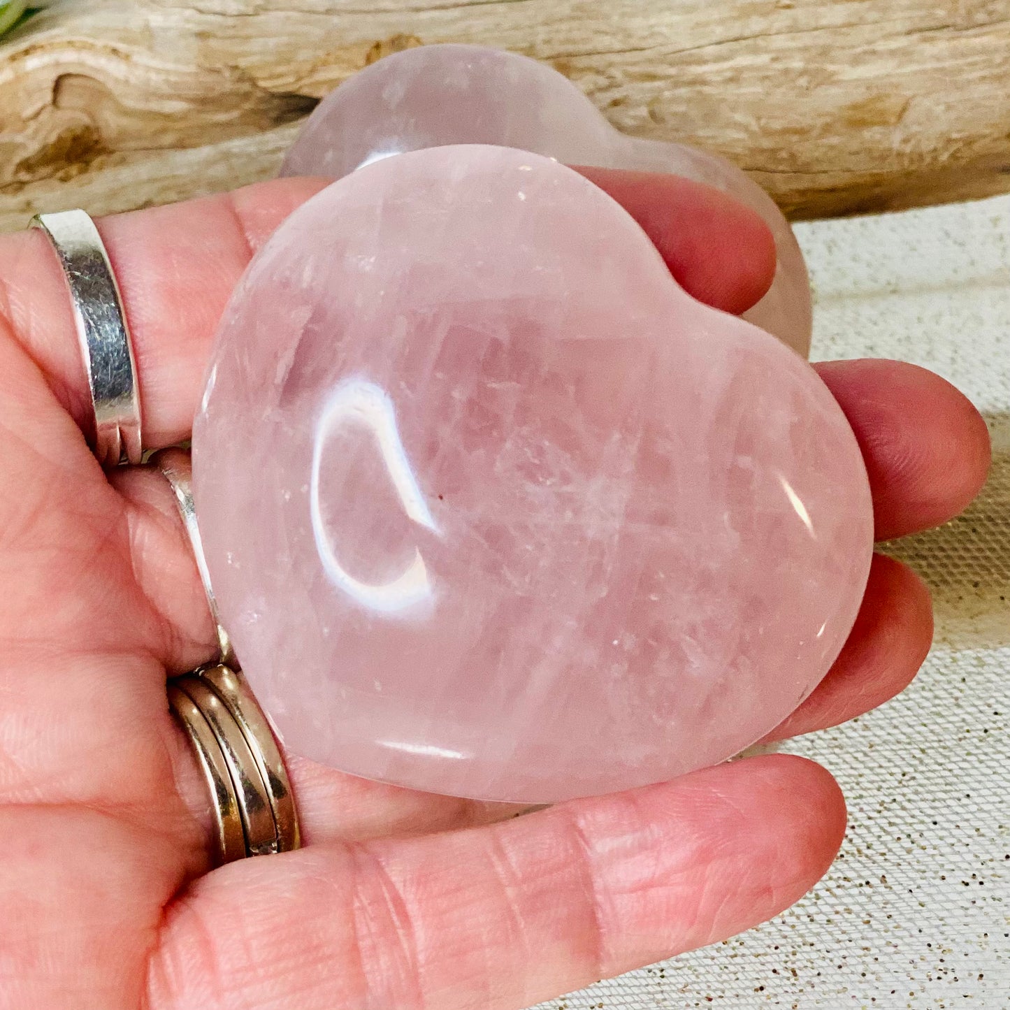 Rose Quartz Heart-CBTS