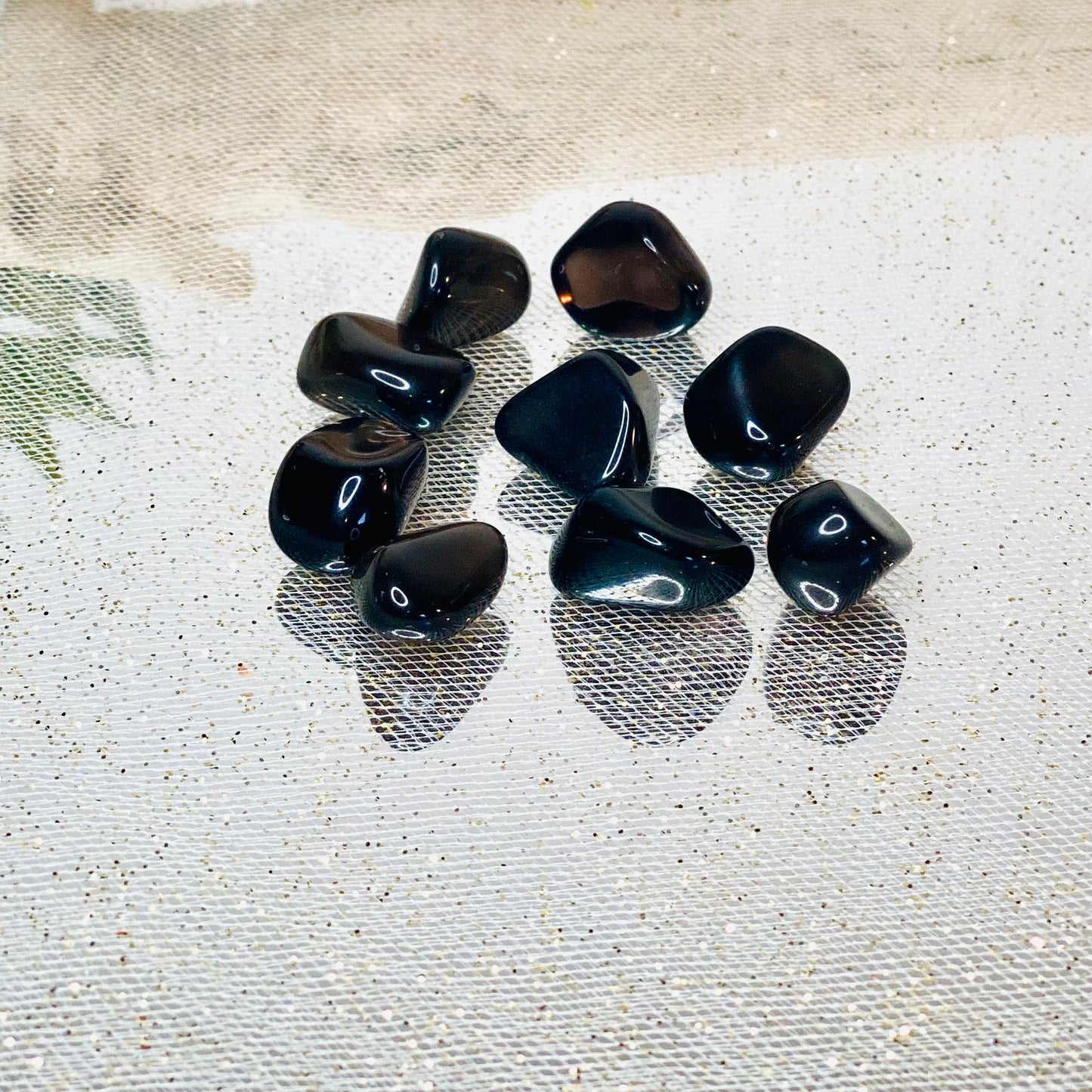 Grief Release: Apache Tears Tumbled Crystals - Stones for Emotional Healing