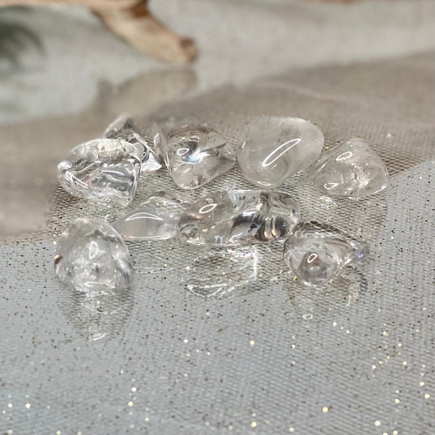 Clear Quartz Tumbled Stone: Amplify Your Energy and Clarity - Small
