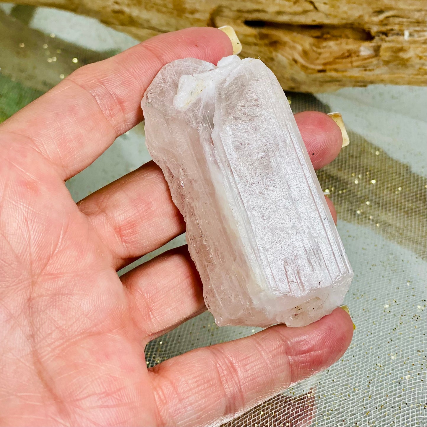 Danburite Raw Crystal Chunk for Emotional Healing and Spiritual Awakening