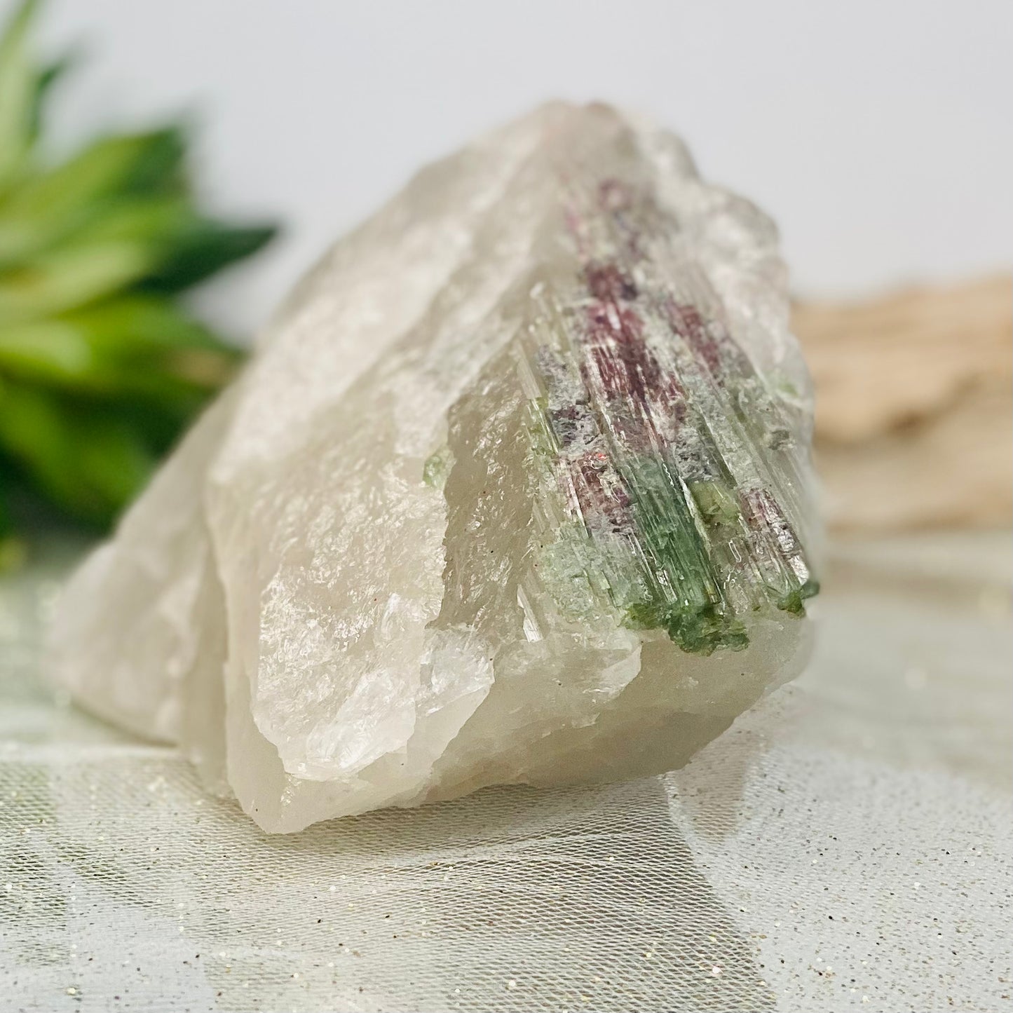 Watermelon Tourmaline Raw Crystals: Nature's Vivid Spectrum of Healing Energies for Love & Inner Peace