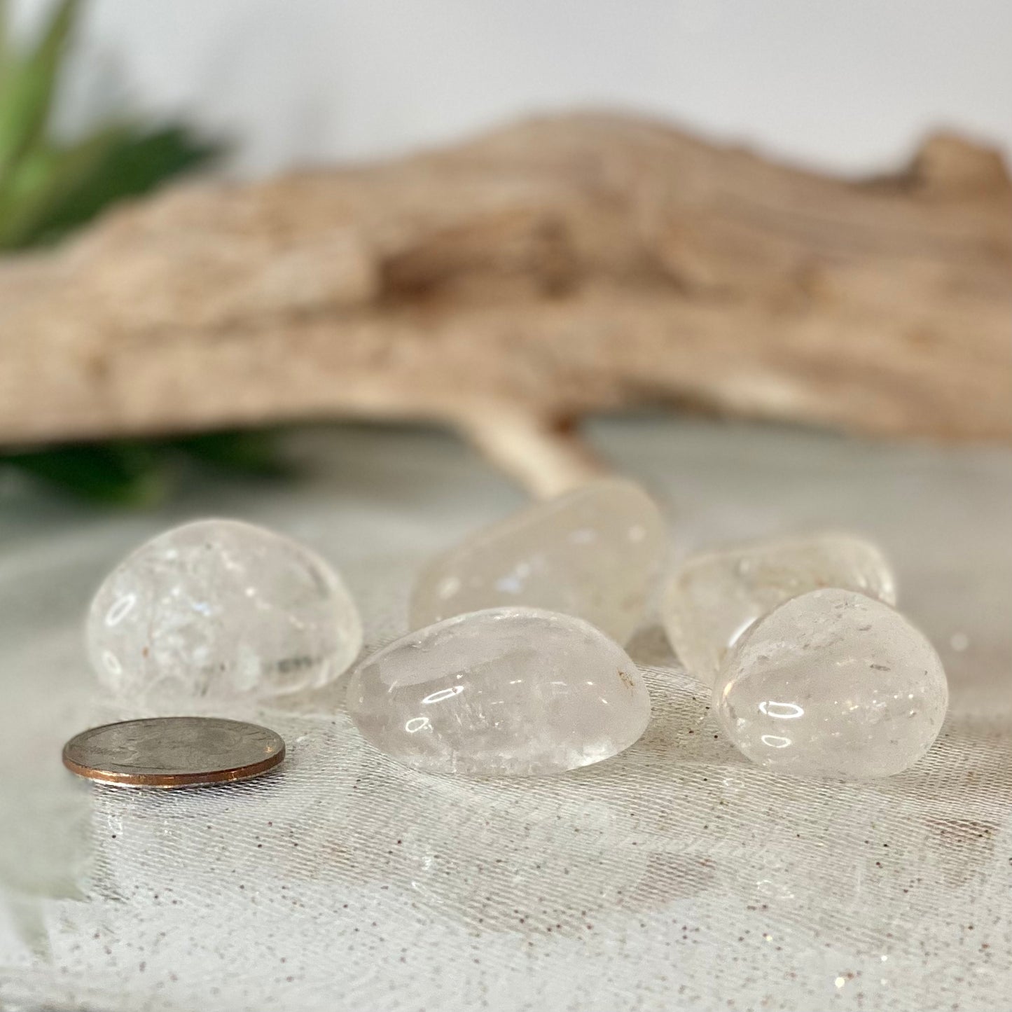 Clear Quartz Tumbled Stone: Amplify Your Energy and Clarity - Medium