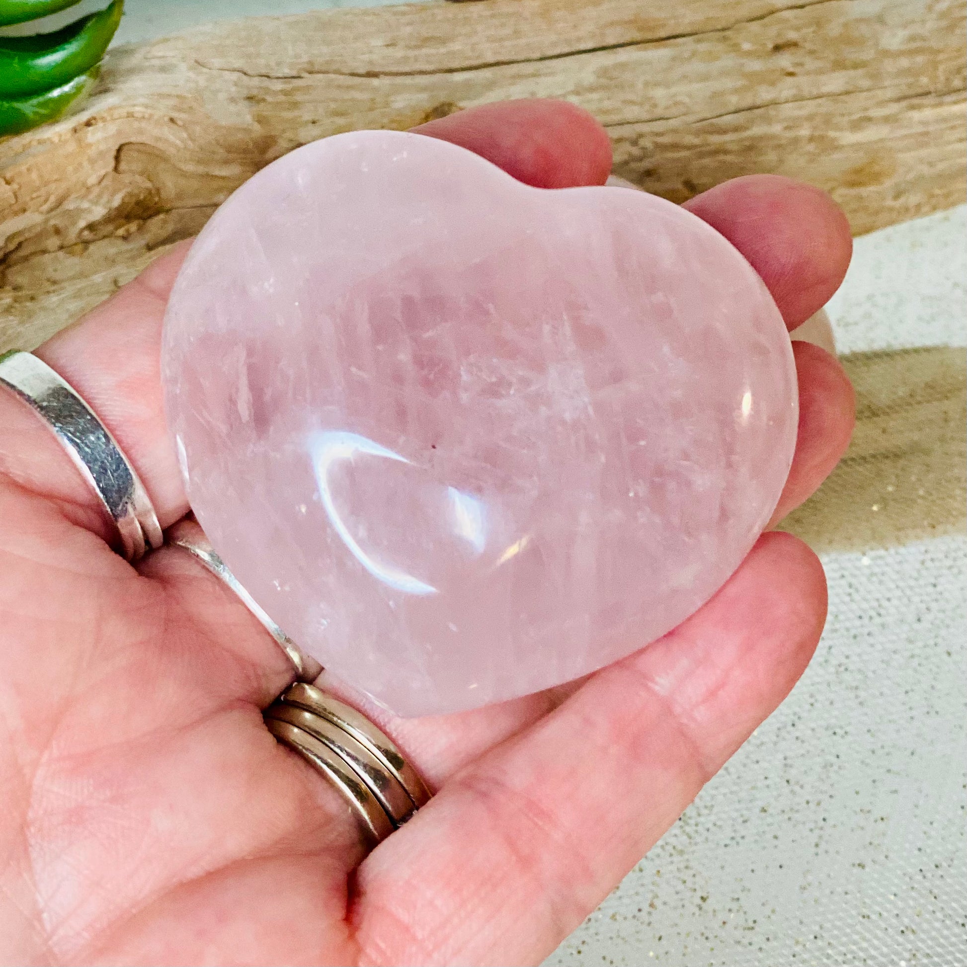 Rose Quartz Heart-CBTS