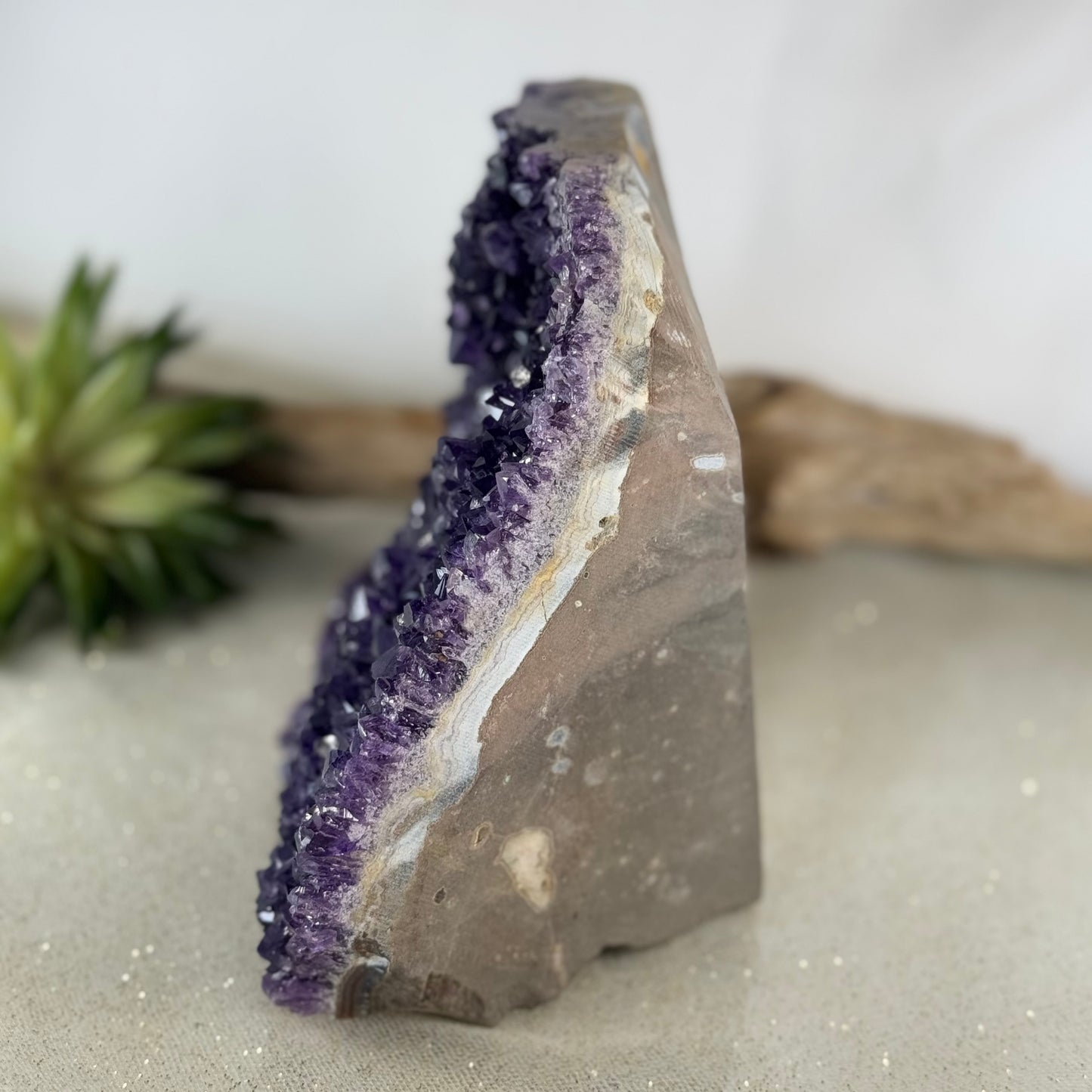 Large Raw Amethyst Crystal - 6 lb Natural Healing Stone for Spiritual Energy & Home Decor