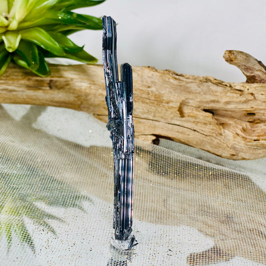 Stibnite Crystal from Tuscany Italy for Protection, Prosperity, and Healing