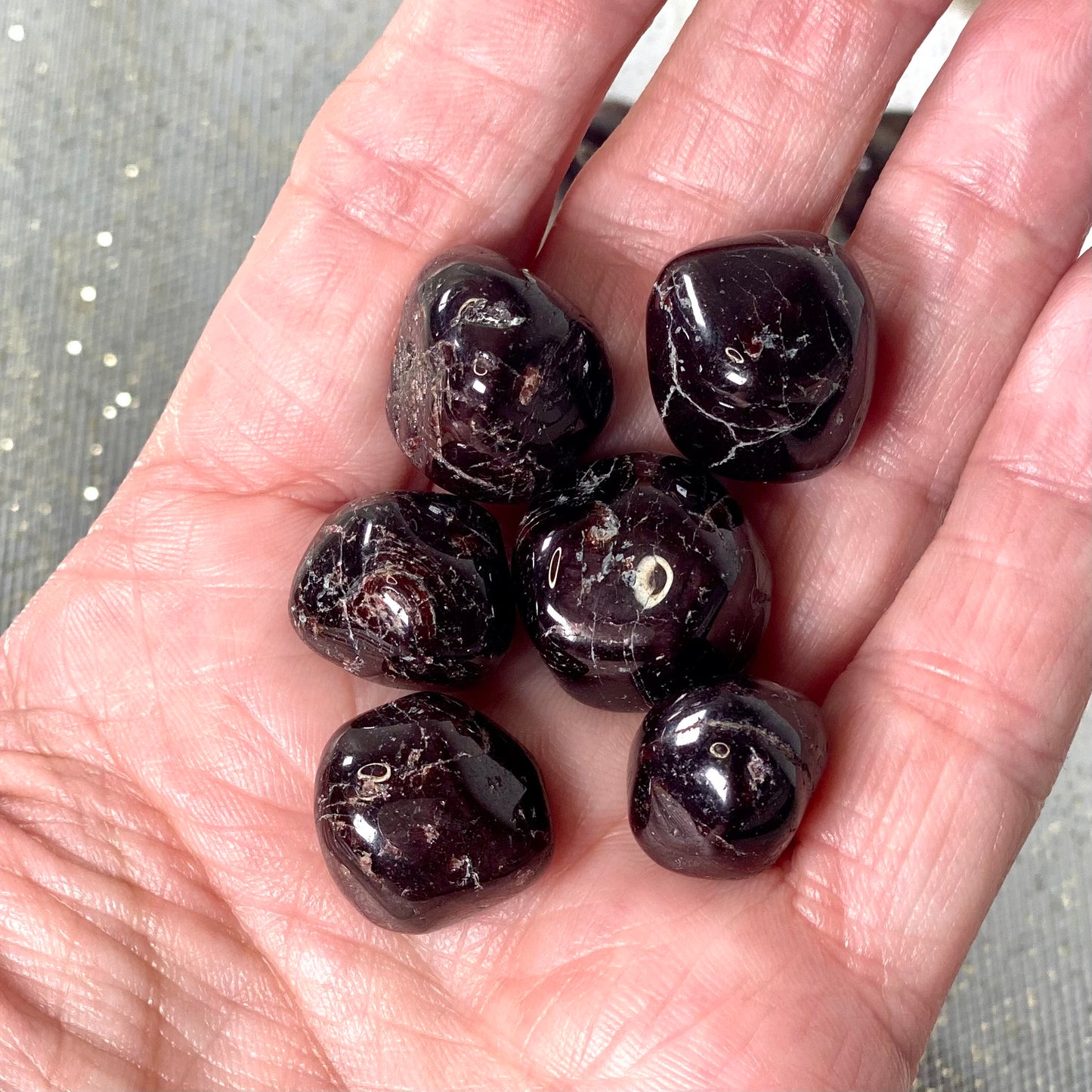 Garnet Tumbled Crystals - Known as the Stone of Health!