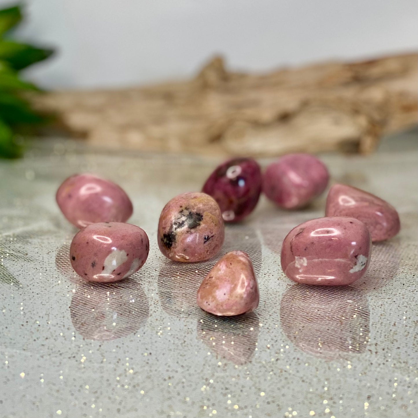 Rhodonite Tumbled Stone: Embrace Compassion and Healing Energies