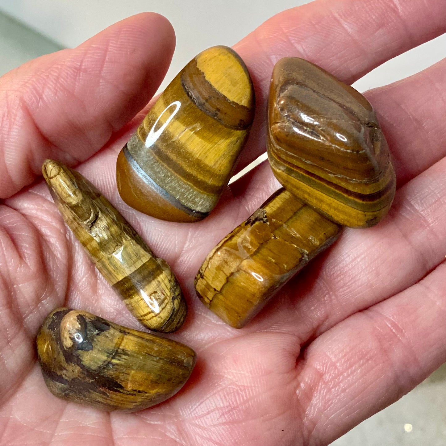 Tiger Eye Tumbled Crystals to Empower Your Journey