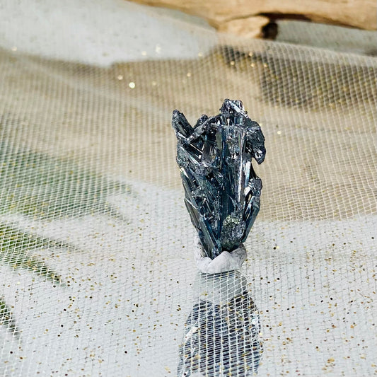 Small Stibnite Crystal for Protection, Prosperity, and Healing