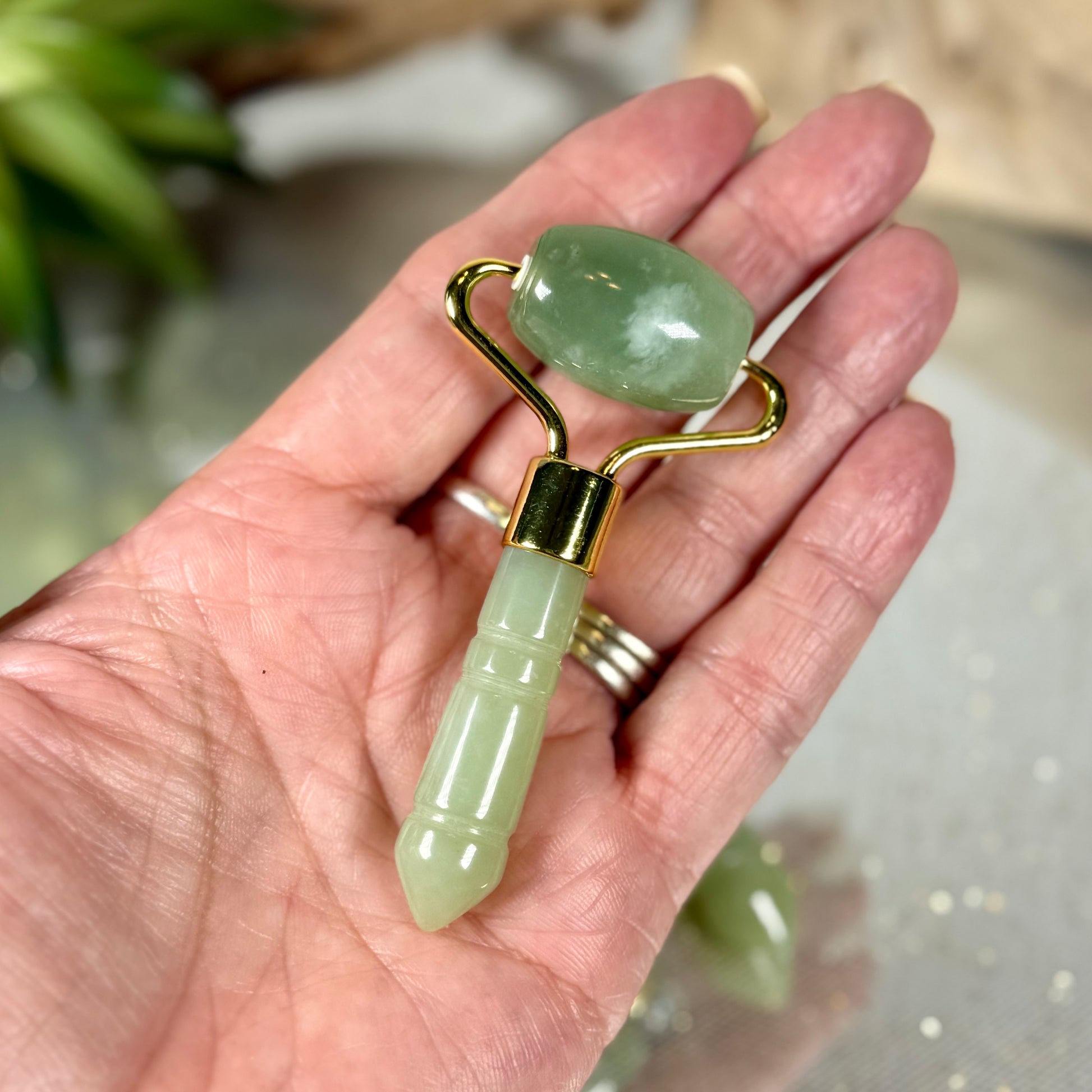 Mini Jade Face Rollers- in hand 2- CBTS