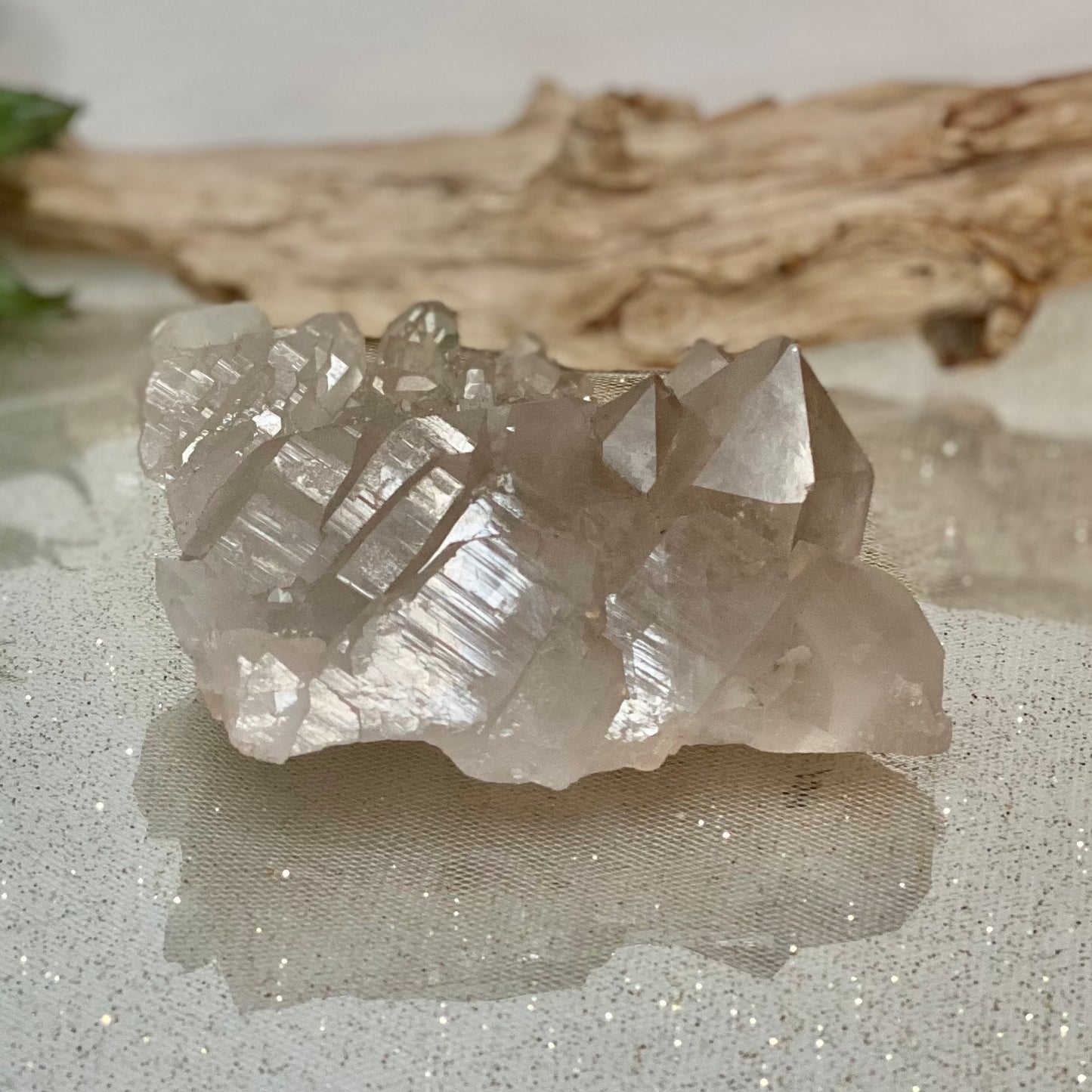 Smoky Elestial Quartz Raw Crystal - Enhance Spiritual Insight