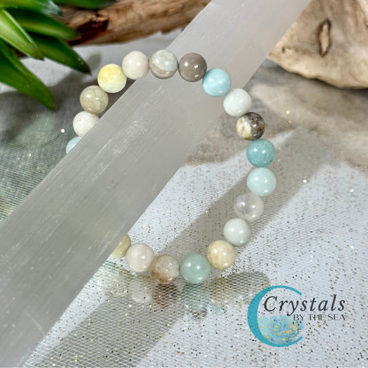 Seafoam Serenity Amazonite Bracelet 8mm