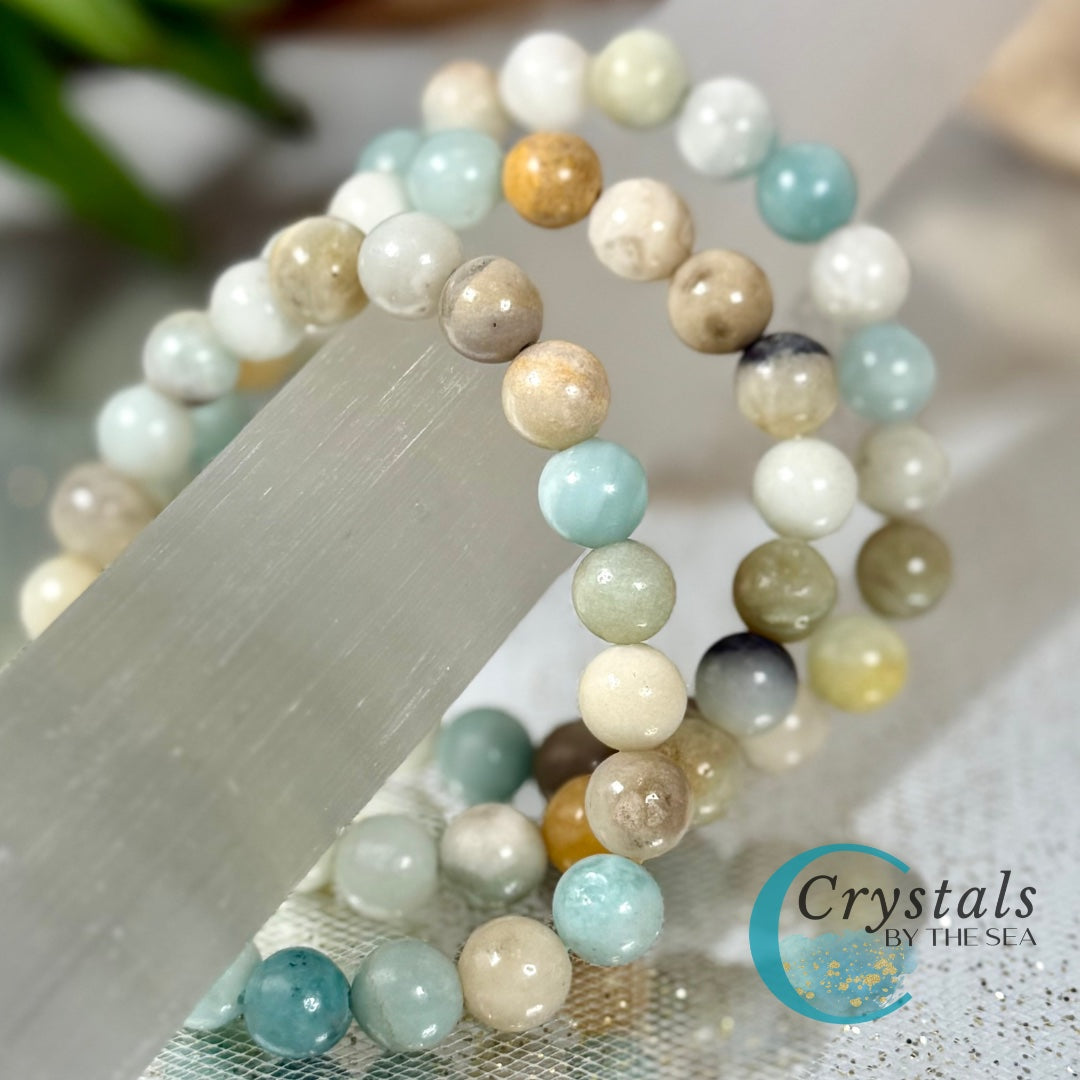 Seafoam Serenity Amazonite Bracelet 8mm