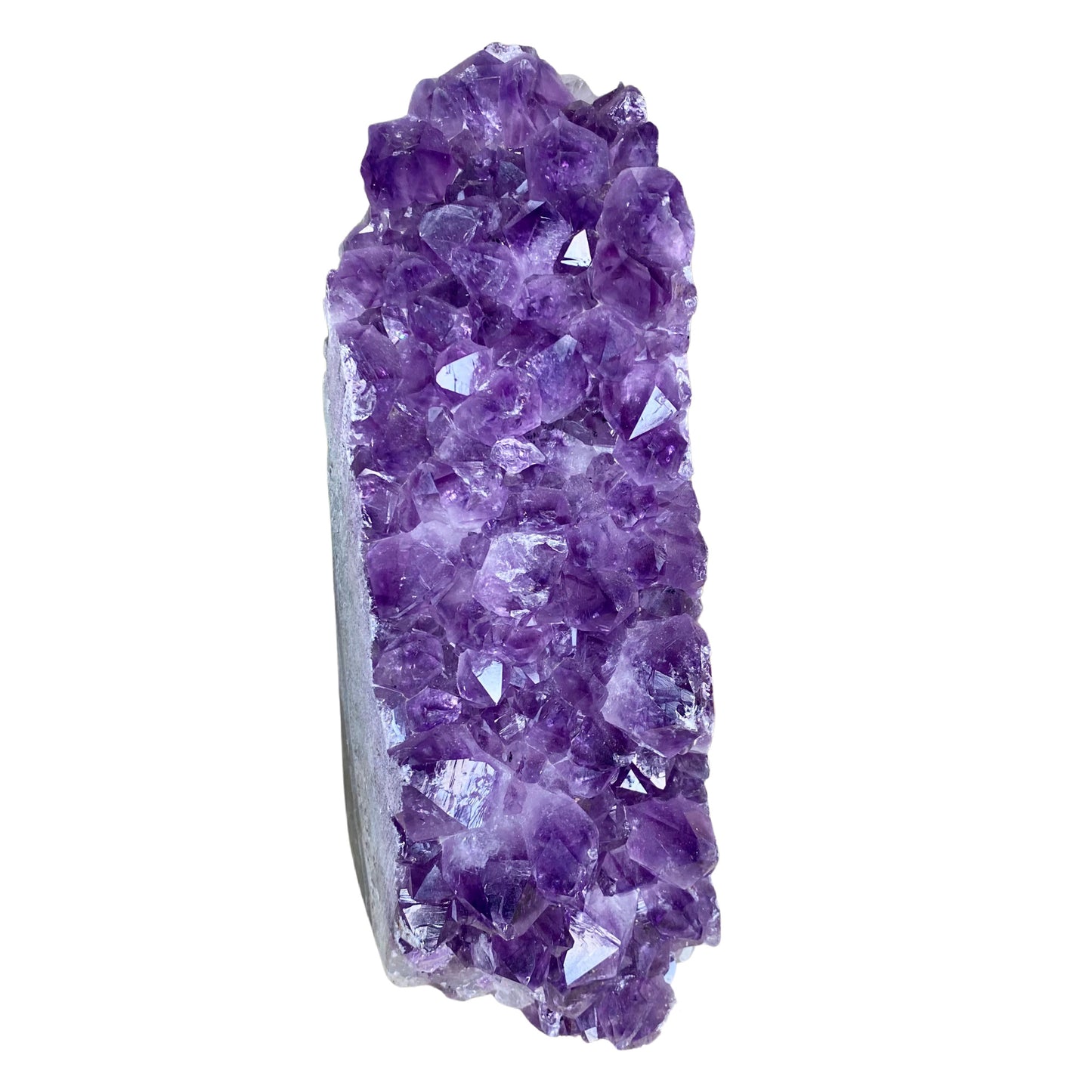 Large Amethyst Chunk - 6.5" x 2.25" x 3.5" Healing Crystal Display for Calming