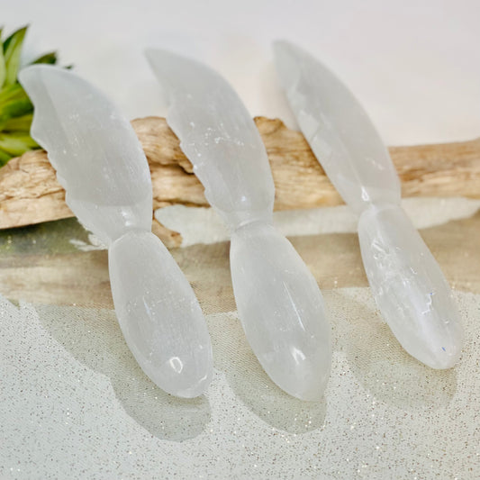 Selenite Dagger: Sacred Blade for Energy Work and Rituals - Small