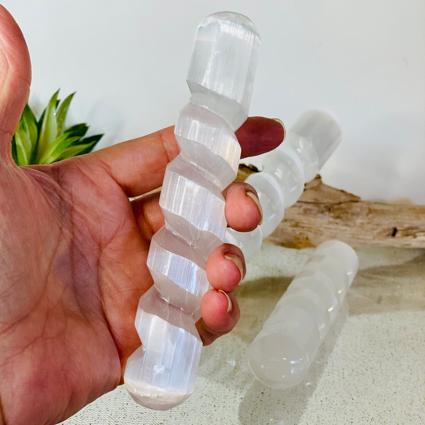 Selenite Massage Wands: Divine Purification and Relaxation