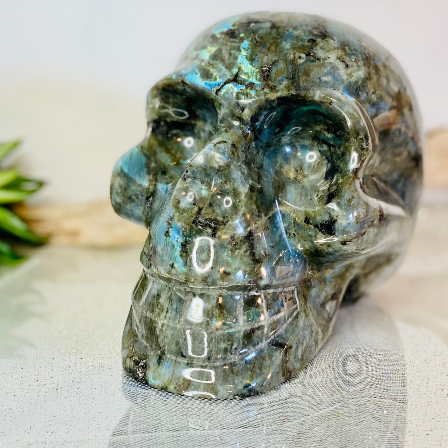 Labradorite Skull-CrystalbytheSeaLLC