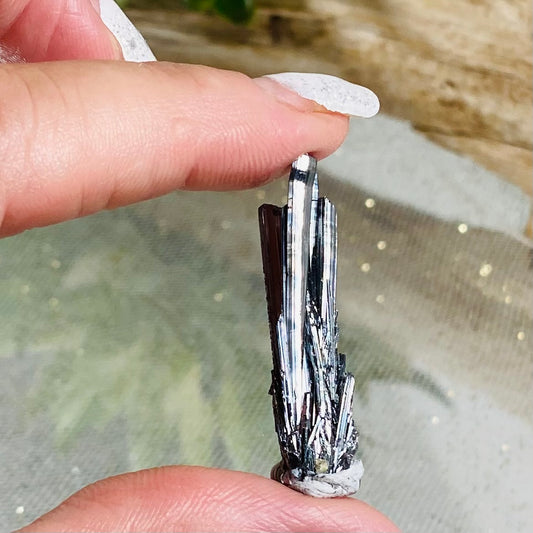 Stibnite Crystal for Protection, Prosperity, and Healing