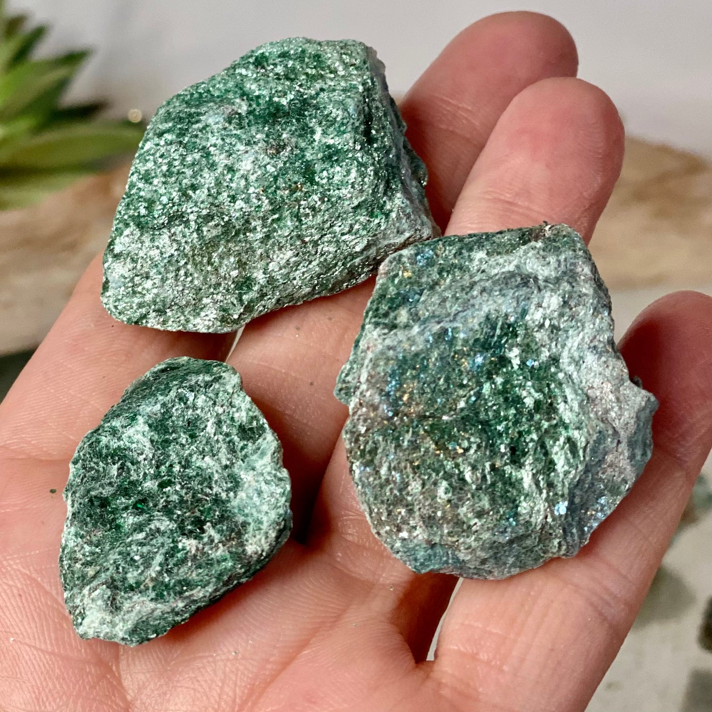 Fuchsite Raw Stone for life force!