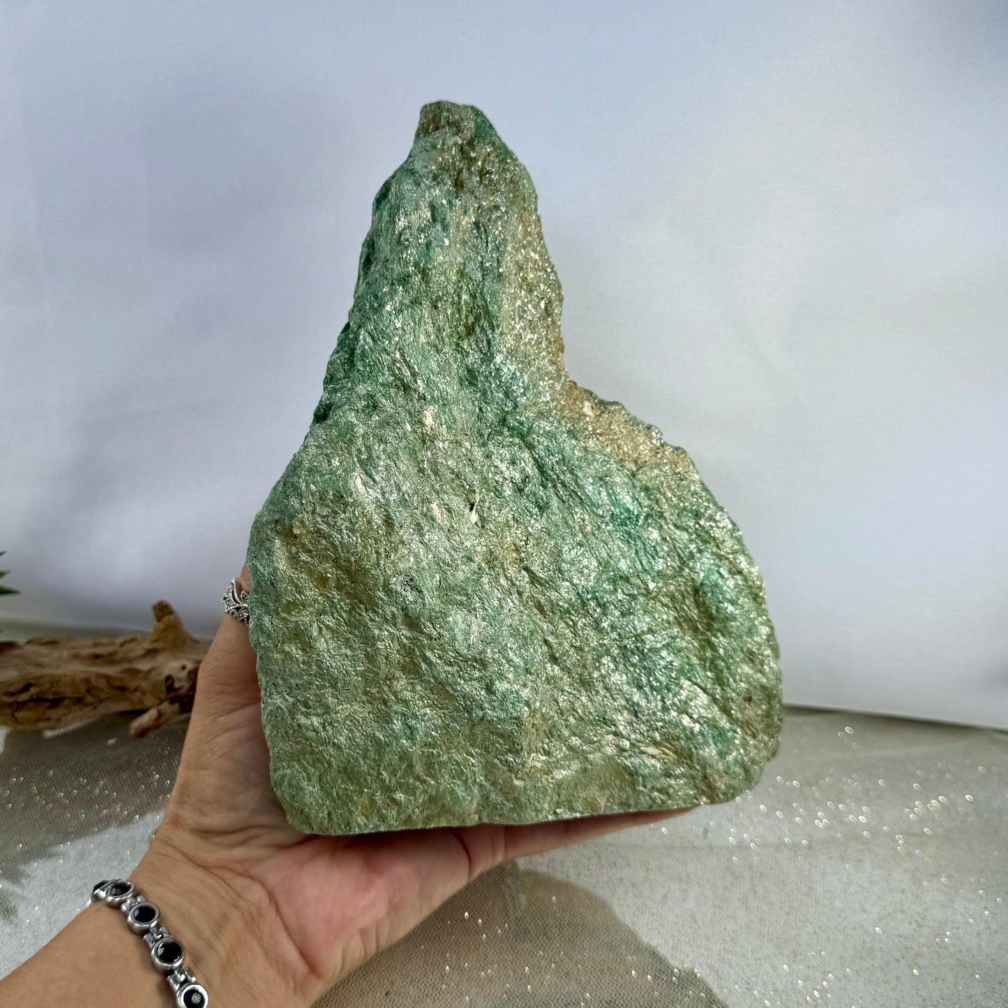 Large Raw Fuchsite Crystal - 6 lb Natural Stone for Healing & Energy Balance