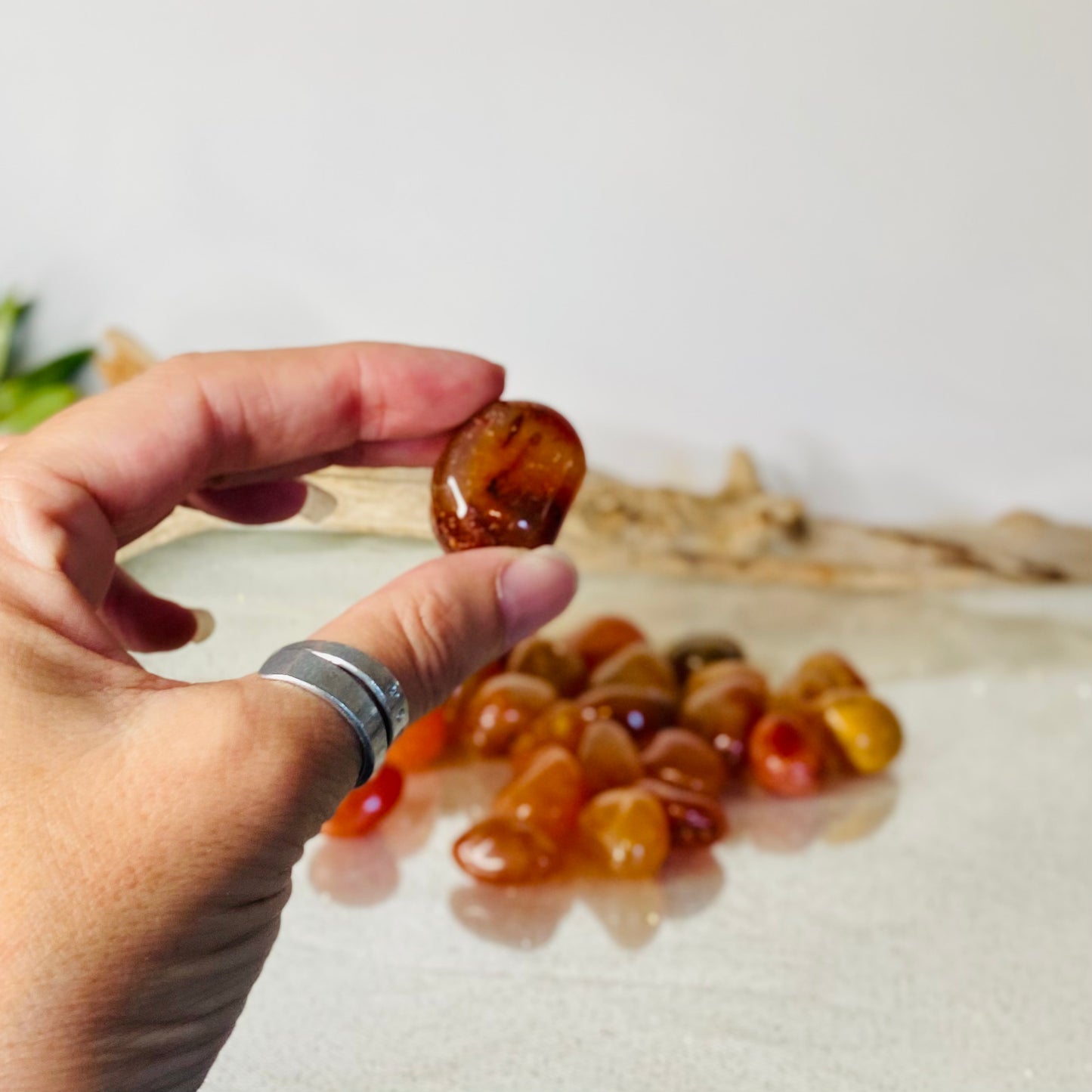 Carnelian tumbled crystal -CBTS