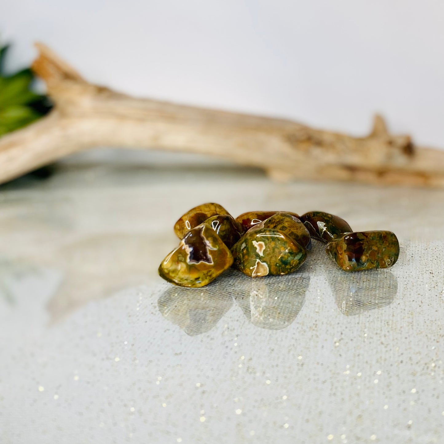 Rhyolite Tumbled Crystal: Nature's Earthy Elegance