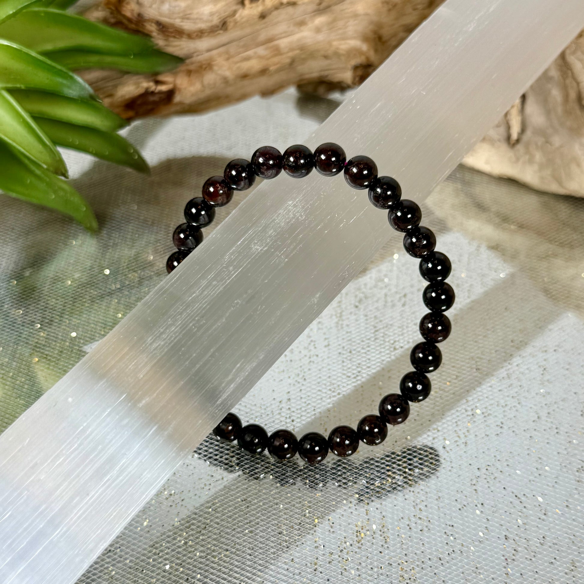 Garnet Stretch Bracelet 1-CBTS