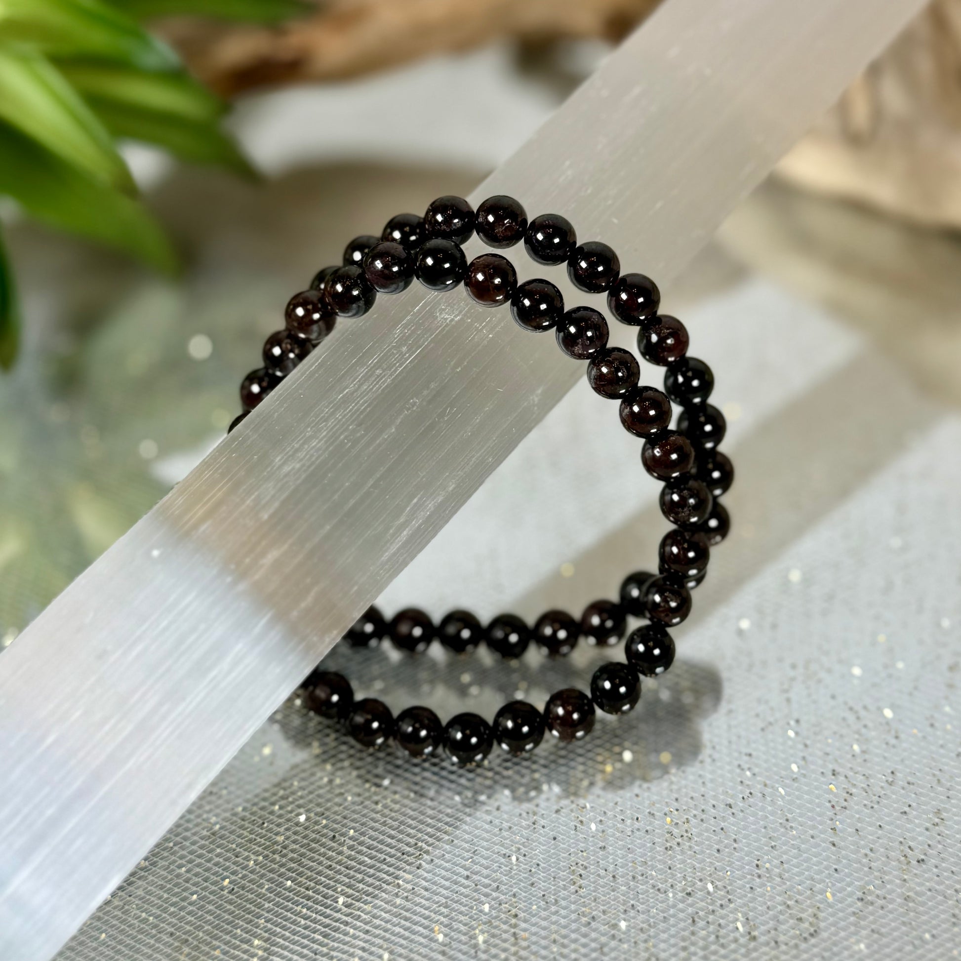 Garnet Stretch Bracelet BIG -CBTS